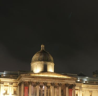 Trafalgar Square, London Christmas Lights