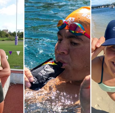 Ebony Lane (New Balance), Andy Donaldson (Precision Fuel & Hydration) & Moesha Johnson (Gr8 Health)