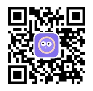 a qr coder with a smiley face on it