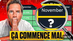 Novembre démarre dans le rouge… Faut il s'inquièter?