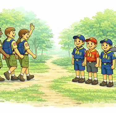 Our AOLs Bridged Over, and Our WEBLOs took over as our senior scouts