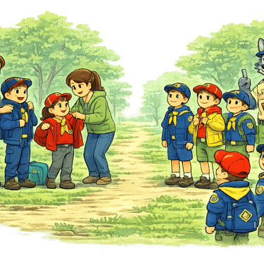 Be sure to dress warmup, as we may go outside.