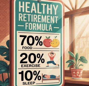 Food makes up 70% towards health living