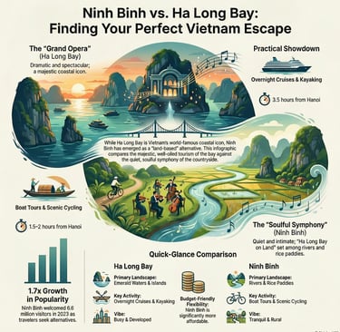 Halong Bay vs Nihh Binh