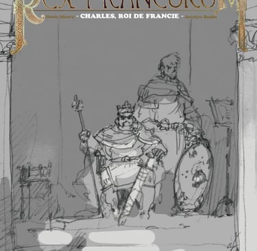 Bandes dessinées, storyboard, crayonnés, couverture