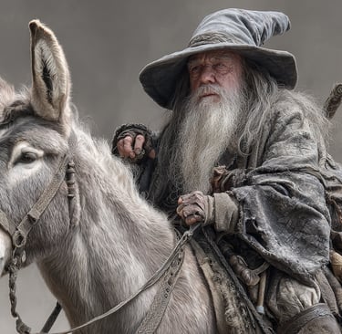 Gandalf, Gripoil, Méaras, chevaux