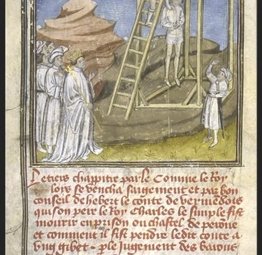 Herbert de Vermandois, Louis IV d'outremer, enluminure