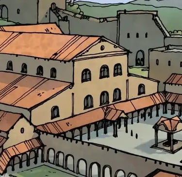 Rome, Saint-Pierre, Haut Moyen-âge