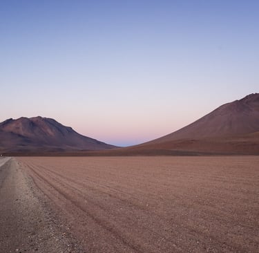 Le désert de Dali dans l'altiplano en Bolivie