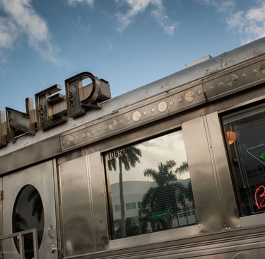 Diner, restaurant sur Ocean Drive à Miami, Floride, USA