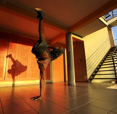 Danseur de Breakdance - Kourou, quartier Lumière, Guyane