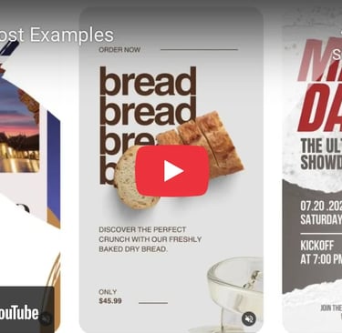 Social Media Story Posts by Common Sense Marketing