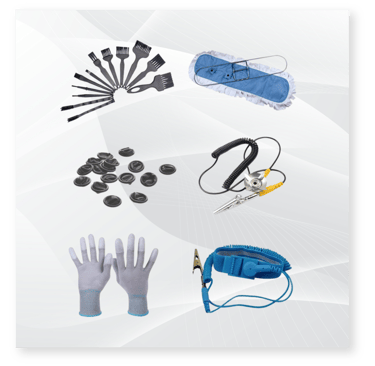 Anti-statistic & clean room products