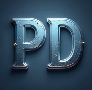 A wooden table with several documents and a smartphone. The documents are titled 'User Persona', 'Brand Colours', and 'Sprintpoint'. The smartphone displays a webpage for 'Sprintpoint', which offers strategy tools for growing businesses.