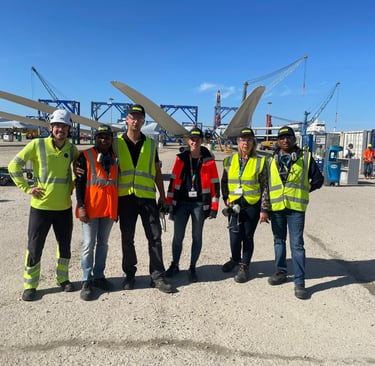 EHS Gamba with Site Team