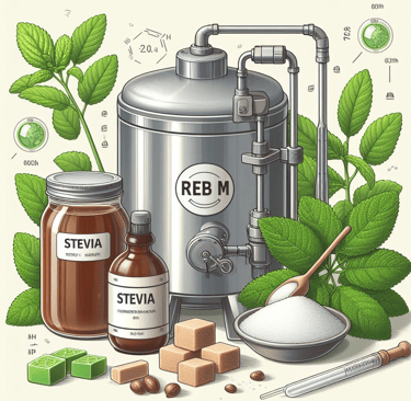 reb M by leaf extract, bioconversion and fermentation