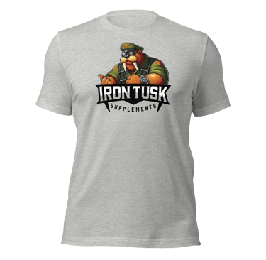 Iron Tusk Tactical Workout Clothing – Gray T-Shirt