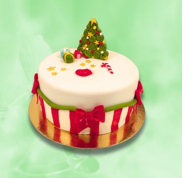 bolos de sonho personalised festive cakes Ana Filipe 