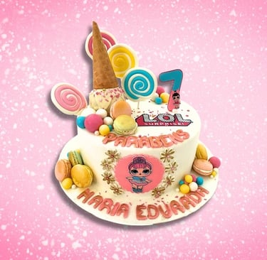 bolos de sonho personalised Ana Filipe kid's birthday