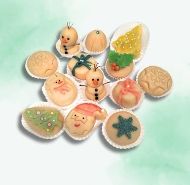 bolos de sonho personalised festive cakes Ana Filipe 