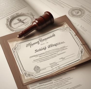 A person in a dark suit is holding a phone to their ear, standing near a bright, illuminated board displaying text in Japanese. The setting appears to be urban and dimly lit, suggesting it is nighttime. The orange and red glow from the board contrasts with the dark surroundings.