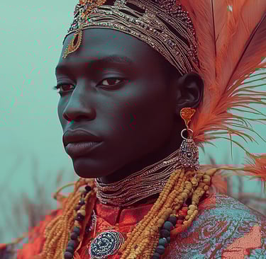 a sangoma healer reimagined by generative ai