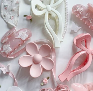 Hair styles, Hair Claw/Clip,  Hair Scrunchie Hair Ties by MGPlusFashion