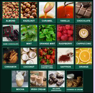 Flavored Instant coffee powder from India