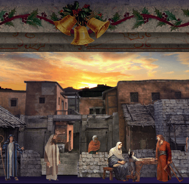 rear stage projections city of bethlehem