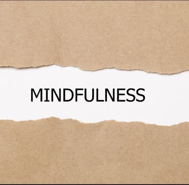 text reading "mindfulness"