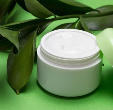 Vegan skin moisture cream olive
