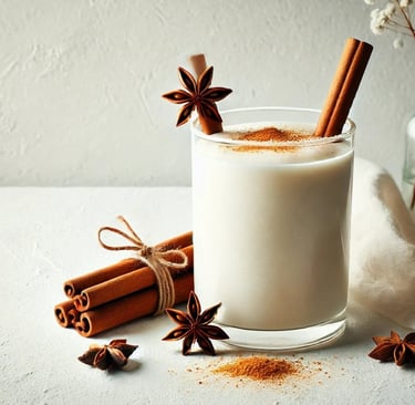 winter smoothie with cinamon