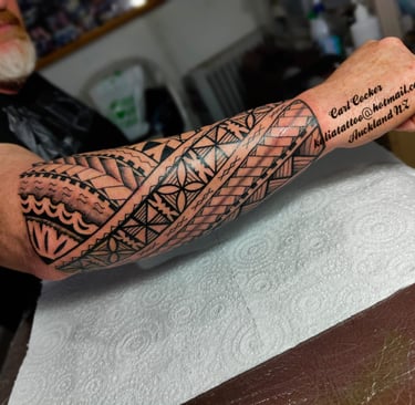 carl cocker polynesian tattoo artist brisbane sydney perth melbourne australia 