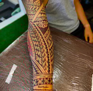 carl cocker polynesian tattoo artist brisbane sydney perth australia 