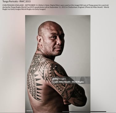 Tonga Rugby Team  Ikale Tahi Nili Latu carl cocker polynesian tattoo artist brisbane sydney perth 