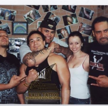 WWE Umaga carl cocker polynesian tattoo artist brisbane sydney perth melbourne australia 