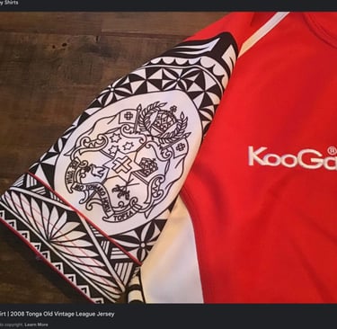 Mate Maa Tonga Rugby League jersey 2008 carl cocker polynesian tattoo artist brisbane sydney perth 