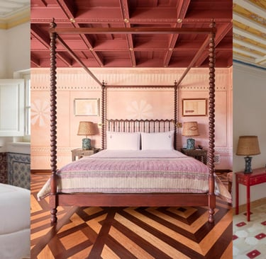 hotel vermelho melides christian louboutin quartos