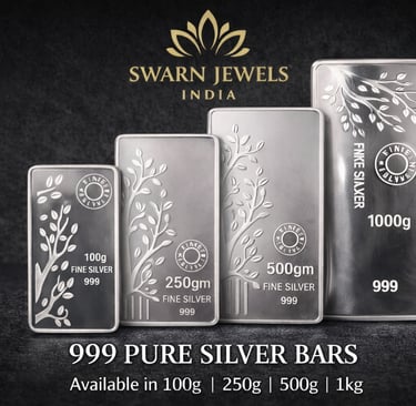 999 PURE SILVER BARS