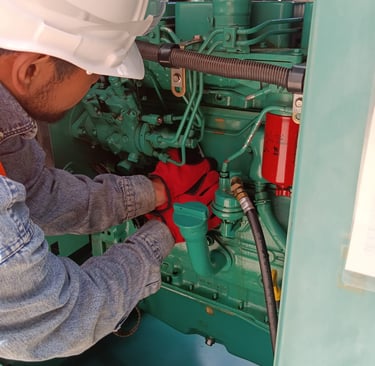 cambio de mangueras a motor