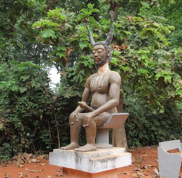 Divinité Vodoun Tolegba, Forêt sacrée de Kpassé, Ouidah 