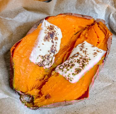 Goguma - patata dolce coreana arrostista | © Cookingwiththehamster