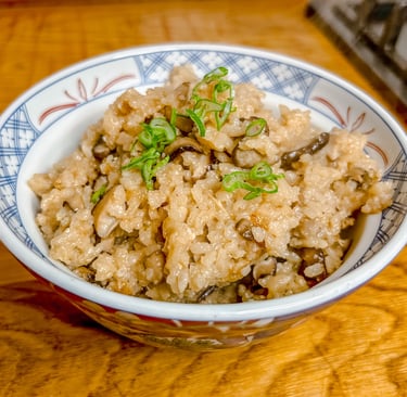 Riso ai funghi shiitake | © Cookingwiththehamster