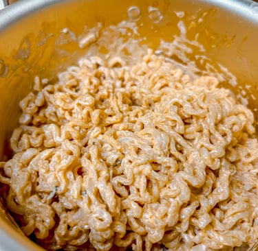 Pasta Alfredo coreana | © Cookingwiththehamster