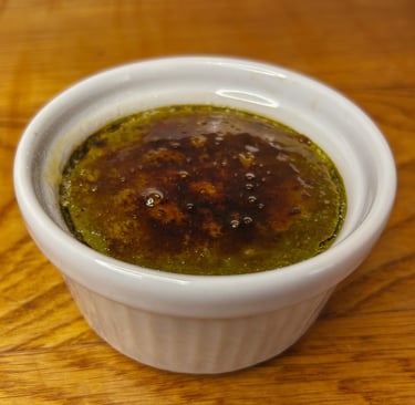 Matcha creme brulee al panettone | © Cookingwiththehamster
