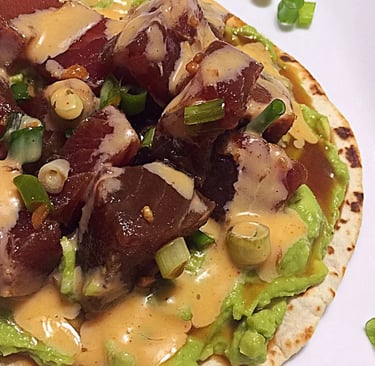 Poke tostadas | © Cookingwiththehamster