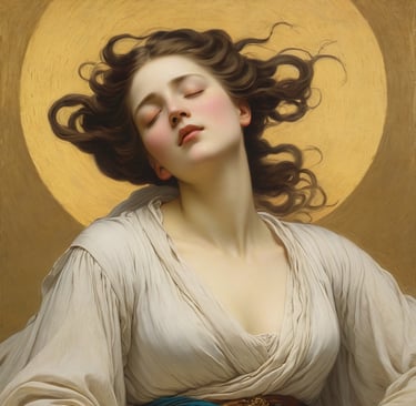 woman in spiritual bliss 