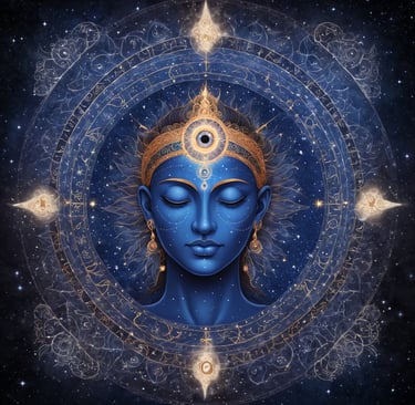 goddess inside a horoscope 