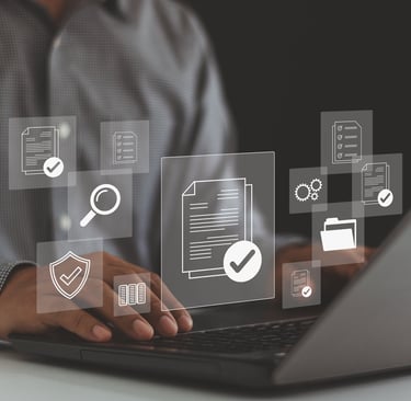 creating a digital estate plan on laptop