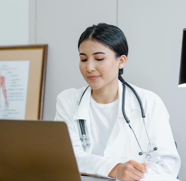 Online Doctor Having Consultation - Clinicaldepression.online
